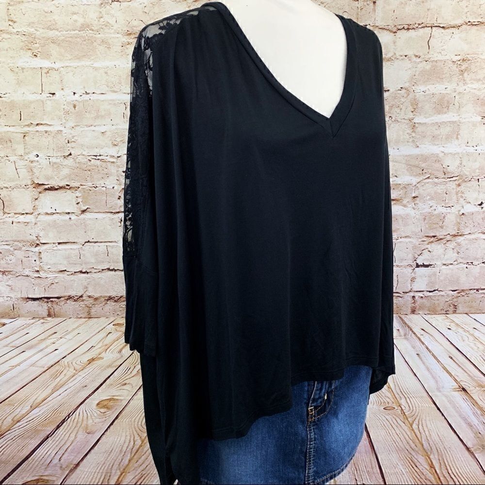Express oversized dolman lace top - Picture 2 of 6